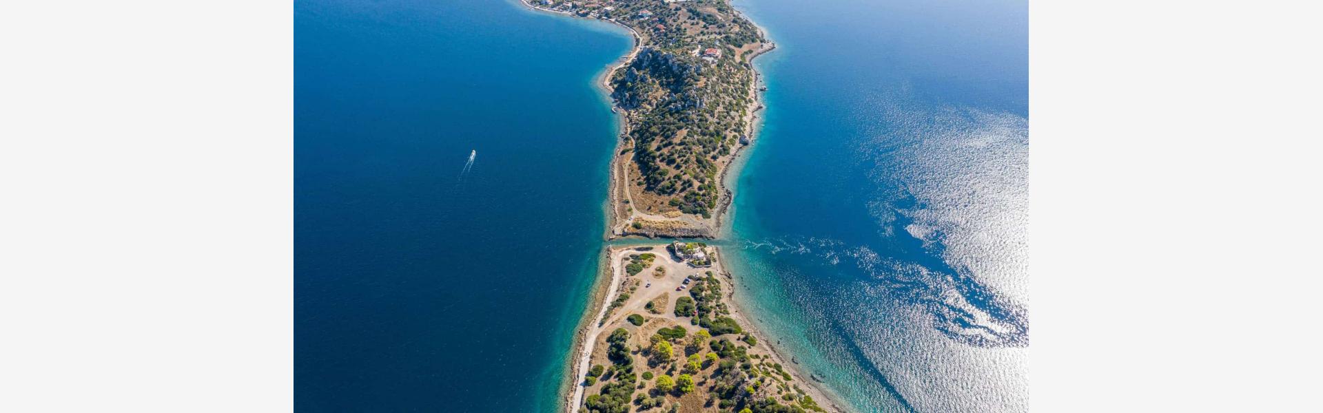 Δίαυλος λιμνοθάλασσα Ηραίου Λίμνη Βουλιαγμένης πέρασμα