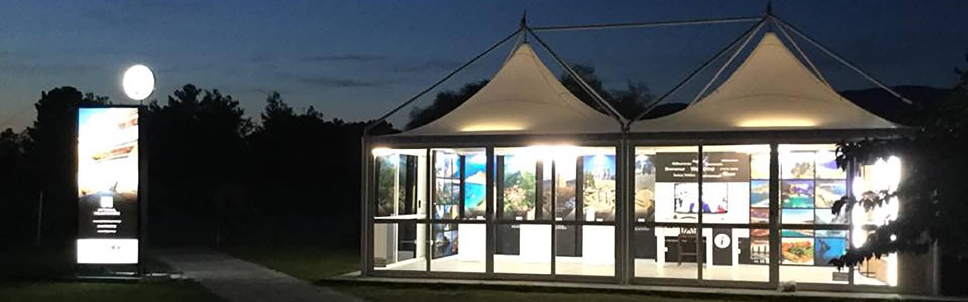 Tourist Info Center Info kiosk Isthmos