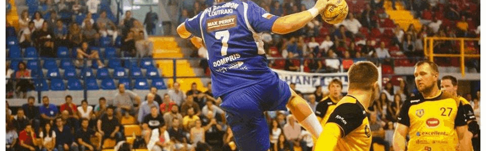 Αγώνας handball στο Λουτράκι