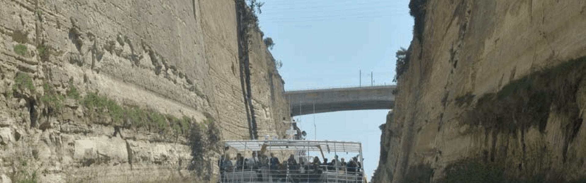 Canal of Isthmus in Corinth