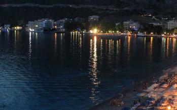 Loutraki night view