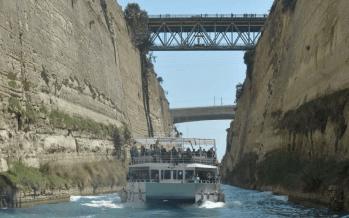 Canal of Isthmus in Corinth