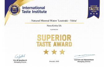 Superior Taste Award Ydria